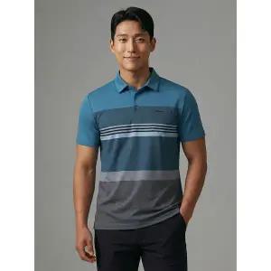 [하프클럽/올포유]남성 선염 스트라이프 카라 반팔 티셔츠 AGTYM3141-904