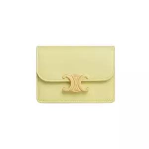 [명품] 셀린 트리옹프 플랩 카드 지갑 샤이니 카프스킨 10I583 V 11CU