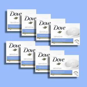 코스픽 도브 센서티브 뷰티바 세수비누 클렌징바 (90g 4p) 2팩 총 8개 민감피부 무향