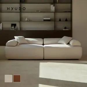 [휴도]지정일배송ㅣ무빙 틸팅 모듈 2280 화이트 3인 패브릭 소파