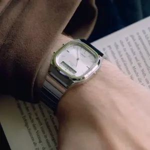 카시오 빈티지 사각 스퀘어 레트로 메탈시계 AQ-240E-7A 남녀공용 커플 학생 지코스모 백화점AS