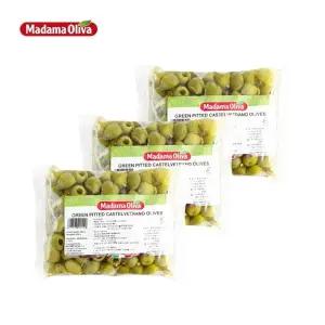 마다마올리바 냉장 피티드 그린카스텔 베트라노 올리브 800g X 3개