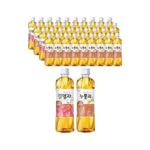웅진 광명찾은 결명자차 500ml, 20개 + 누룽지차 500ml, 20개