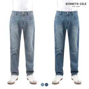 [택가 29990원][케네스콜]남성)저온스 데님워싱 1/2인밴딩스트레이트 (EKTMCDS140P)
