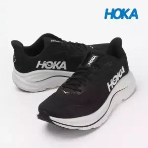 호카 운동화 클리프톤10 와이드 남성 런닝화 블랙 화이트 1162032-BWHT
