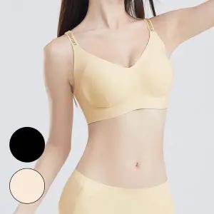 여성 HX670554 속옷세트 노와이어 심리스 볼륨브라 헴라인 팬티