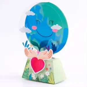 유아 환경교육 지구의날 LED 지구만들기 무드등만들기 미술수업 창작활동 DIY