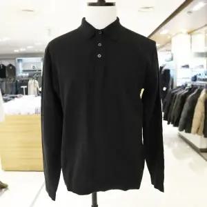 [대구백화점] [런던포그]남성 블랙 플레인 긴팔 카라 니트(LORNA52Z)