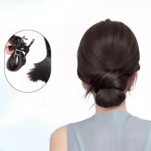 부분 헤어핀 로우번 4컬러 집게핀 똥머리 고정 가발