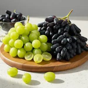 [감동]고당도 애플청포도 1kg+블랙사파이어 포도1kg