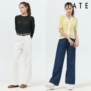 여성 린넨 블렌드 데님 팬츠 2종