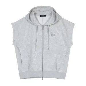 [롯데백화점]뱅뱅 여성 베이직 자수 후드 집업 조끼 CTM145