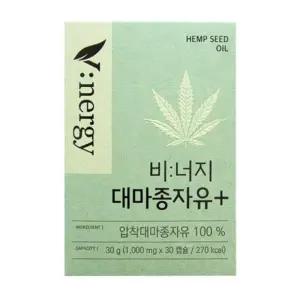 비너지 대마종자유 플러스 1000mg x 30캡슐 1개