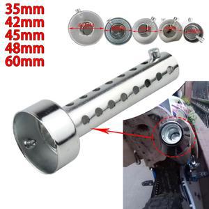 범용 오토바이 배기 캔 머플러 삽입 배플 소음기 조절 가능한 흡음 플러그 35mm 42mm 45mm 48mm 60mm