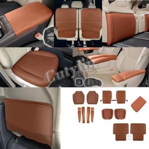 토요타 알파드 벨파이어 40 시리즈 2023-2025 자동차 가죽 뒷좌석 앞좌석 수납 보호 커버 트림 팔걸이 박스