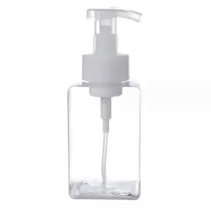 사각 투명 버블 공병 디스펜서 450ml 거품용기 거품공병 거품메이커