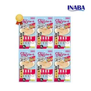 아트박스 보양대첩 이나바 챠오츄르 sc-101) 헤어볼케어 참치 56g 6팩