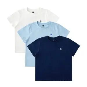 [블루독] 베이직 반팔 3PACK 티셔츠 (269E0-670-01)