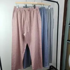 체크 간절기 커플 국산 팬츠