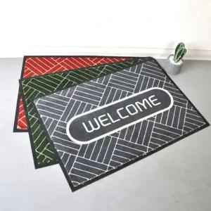 격자무늬 웰컴매트 출입구 현관매트 90x120/매트/신발/털이/현관/바닥/업소용/깔판/대형/발매트/출입문/발