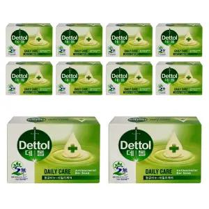 데톨 항균 비누 데일리케어 100g x 10개