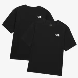[매장판] 노스페이스 반팔티 남성 캐주얼 코튼 베이직 티셔츠 블랙 NT7US03A