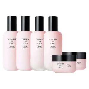 참존 참인셀 리추얼 6종 기초세트 스킨2+로션2+크림2 단품 스킨 로션 탄력 미백 주름개선 기능성