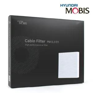 현대모비스 넥쏘 자동차 에어컨필터 PM0.3 E11 / 현대 초미세먼지 히터 차량용 먼지 필터 교체