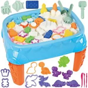 매직 클레이 도우 플레이 테이블 화이트 스노우어린이모래놀이 장난감 샌드