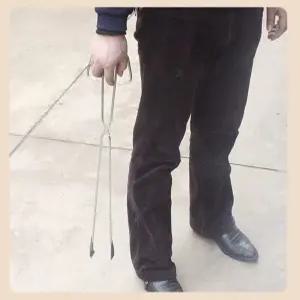 긴 스테인리스 청소 집게 55CM 조리용 밀봉 캠핑용 다목적 실리콘 손잡이