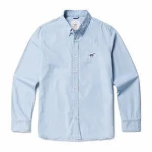 헨리코튼 라이트 데님 셔츠 (레귤러핏)_AHSAW24211IND 데일리 가을 남방