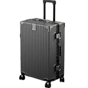 화이트 하드 수하물 화물용 알루미늄 기내용 캐리어 30인치