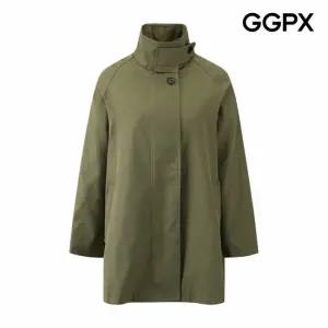 [GGPX] 백 케이프 버튼 하프 트렌치 자켓 (GQ3JK015F)