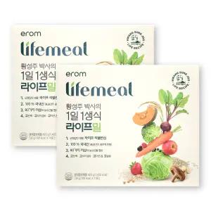 이롬 황성주 1일 1생식 라이프밀 30g X 14포 2박스 식사 대용 간편 영양식
