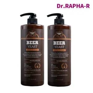 닥터라파알 독일 맥주효모 탈모 샴푸 비오틴 피톤치드향, 1L, 2개