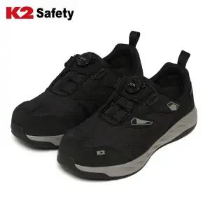 K2 케이투 세이프티 K2-106BK 블랙 보아 다이얼 논슬립 경량 안전화