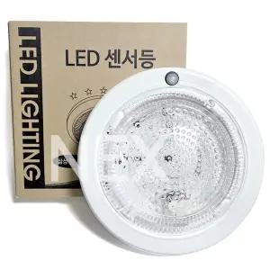 글로벌엘이디 LED 원형 센서등 15W 주광색 고정형 원형센서 GB-WD15FA