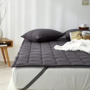 국산 사계절 침대패드 두꺼운 누빔 도톰한 겨울 밴딩 매트리스 이불 패드 슈퍼싱글 퀸 킹