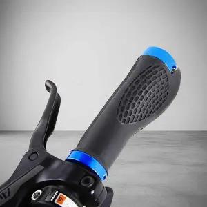 [콩심팥심]자전거 핸들바 미끄럼방지 고무 그립 2세트 인체공학 손잡이 커버