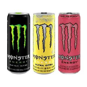 몬스터355ml그린+시트라+파이프 16캔씩 총 48캔