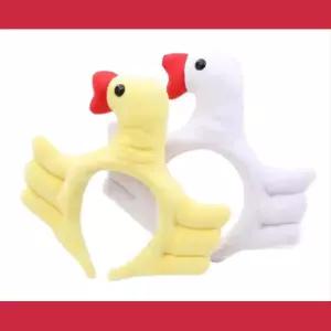 오리 백조 머리띠 행사 스튜디오 소품 파티의상 할로윈파티 어린이날소품 연극의상