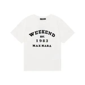 막스마라 테뉴 코튼 티셔츠 화이트 TENUE-006
