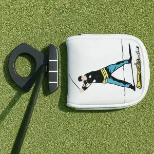 골프 망치 퍼터 커버 DF3 센터 샤프트 헤드 자석 합성 가죽 클럽 보호 케이스