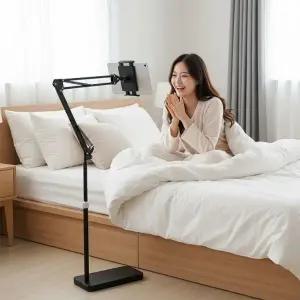 휴대폰 스탠드 거치대 아이패드 높이조절 암형 소파 침대 바닥