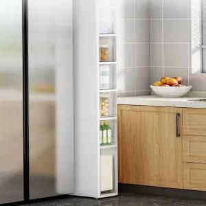 냉장고 틈새서랍장 수납 펜트리 부엌 슬라이딩 캐비닛 이동식 다용도 선반