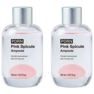 더마인스 PDRN 핑크 스피큘 앰플 2개 3초 볼륨앰플 주름개선 펩타이드 고순도 연어 DNA