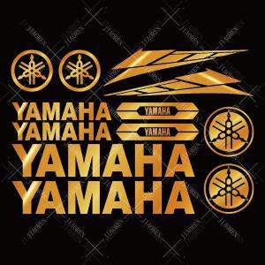 Yamaha 스티커 로고 데칼 Mt07 Yzf R1 R3 R6 R7 Xmax 용 브라이트 골드