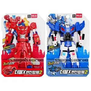 더블X변신합체II 남아 로봇 장난감 산골소년 로보트 자동차