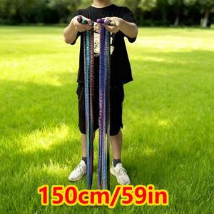 150Cm/59.06인치 3D 프린팅 뱀 조각상 유연한 동물 다채로운 피규어