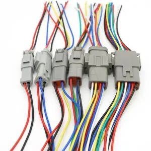 전선연결단자 커넥터 1개 DT 방수 차량용 15cm 배선 DT06-2SDT04-2P 3P 4P 6P 8P 12P 남성 여성 콘센트 소